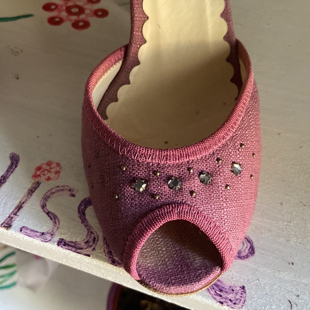 Marc Jacobs Pink Peep-Toe Ankle-Strap Heels - Picture 2 of 15
